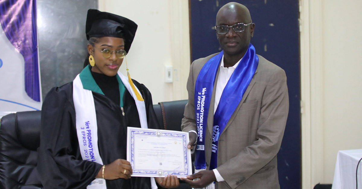 Remise des diplômes