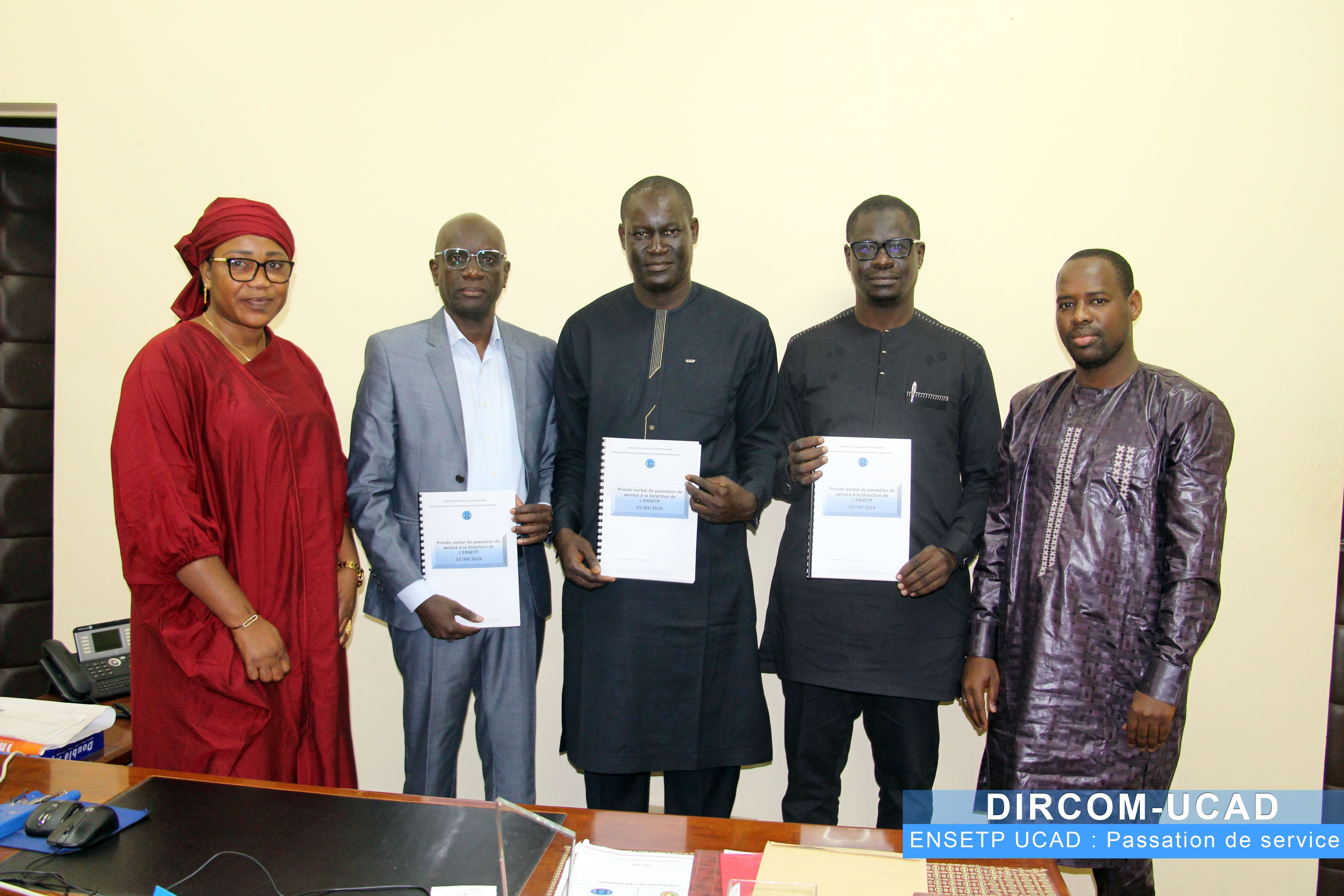 Passation de service à l’ENSETP : Un nouveau souffle pour l’excellence technique.